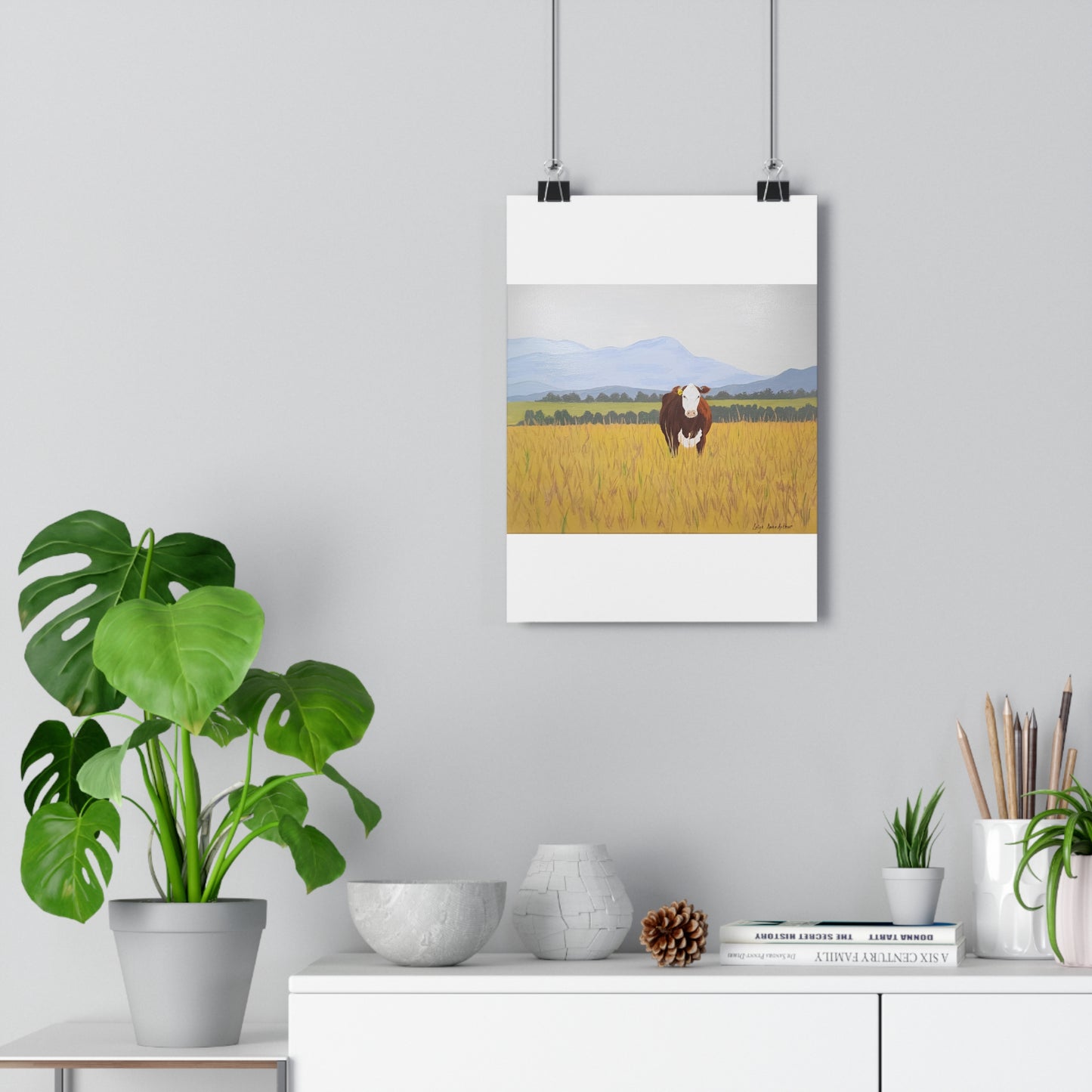 Hereford Giclée Art Print