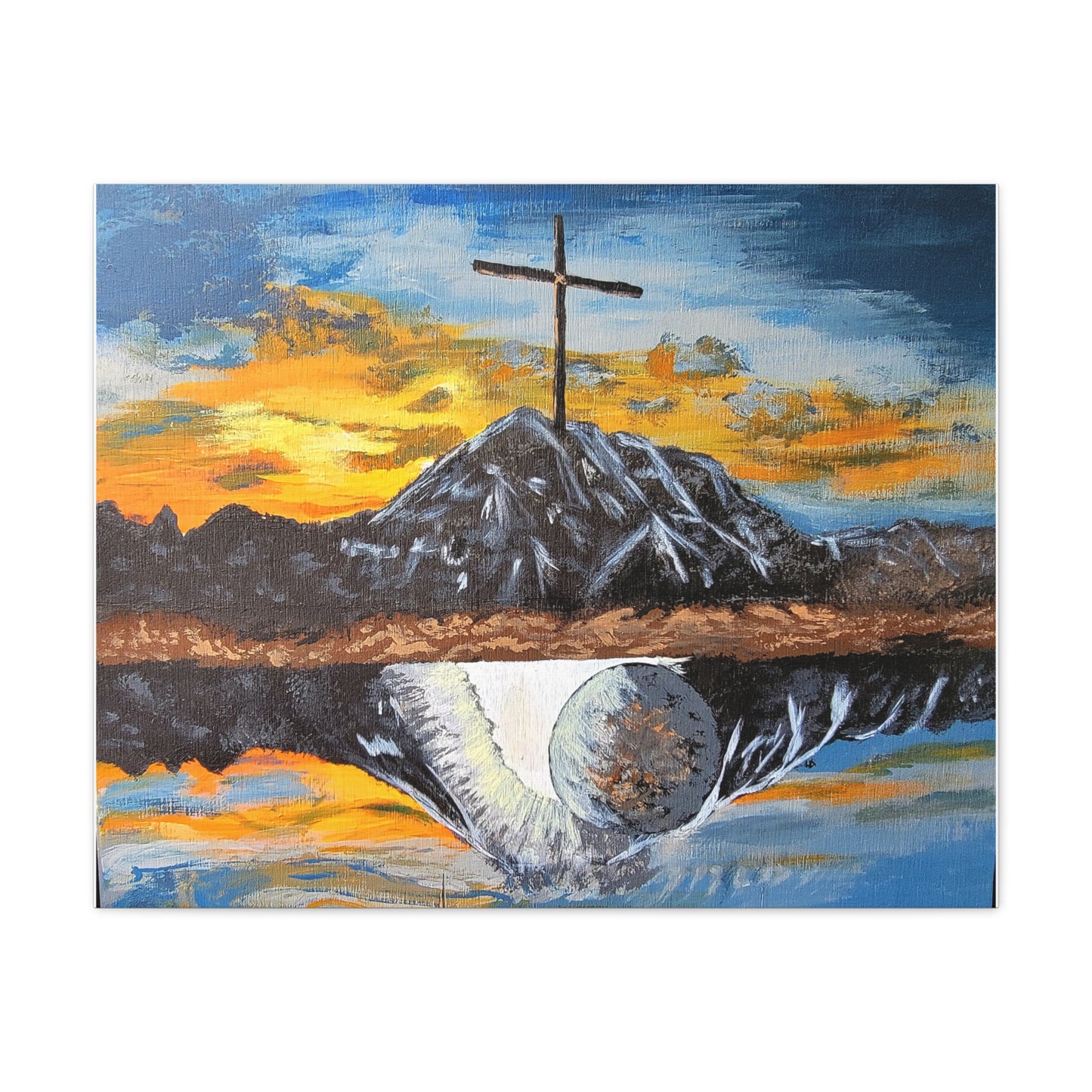 He is Risen Matte Canvas, Stretched, 1.25"