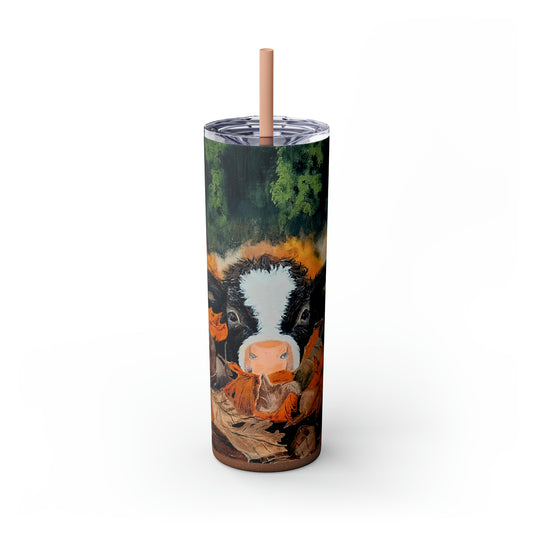 Skinny Tumbler with Straw, 20oz