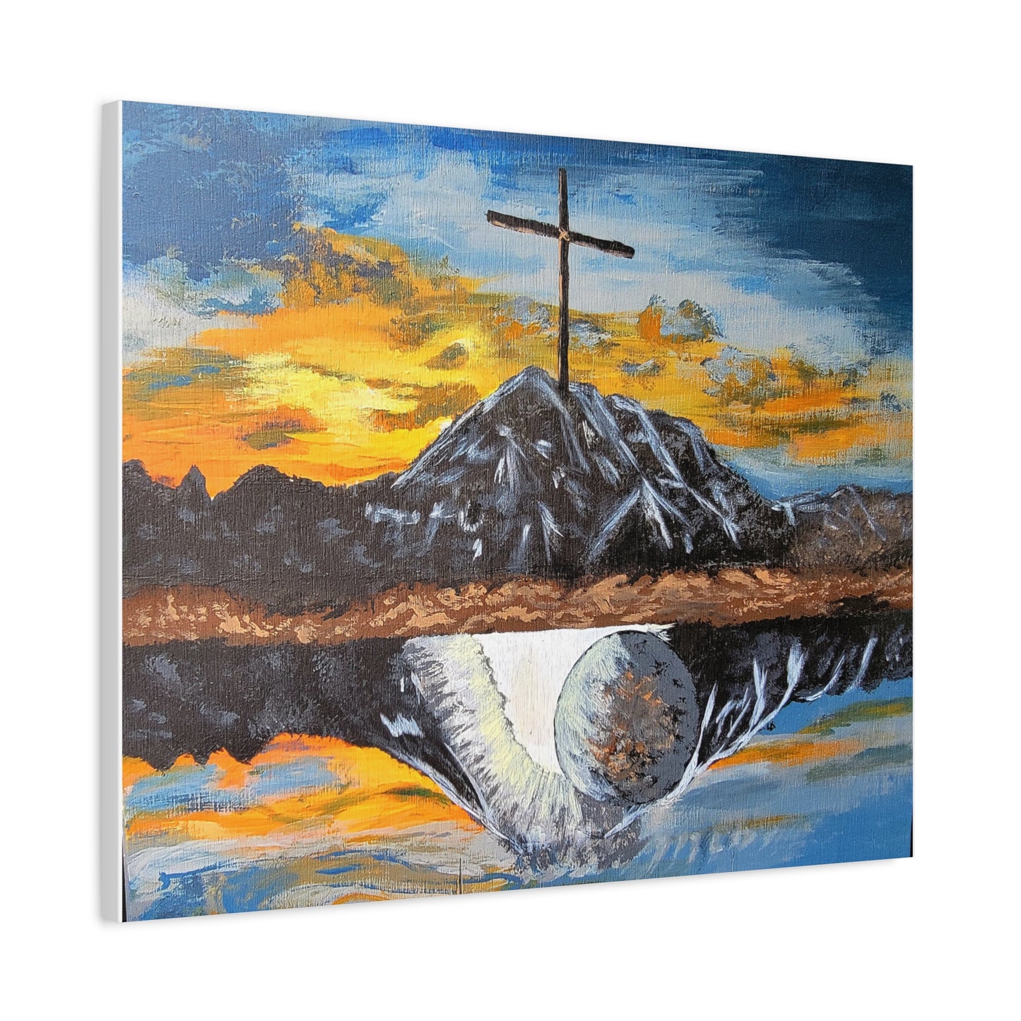 He is Risen Matte Canvas, Stretched, 1.25"