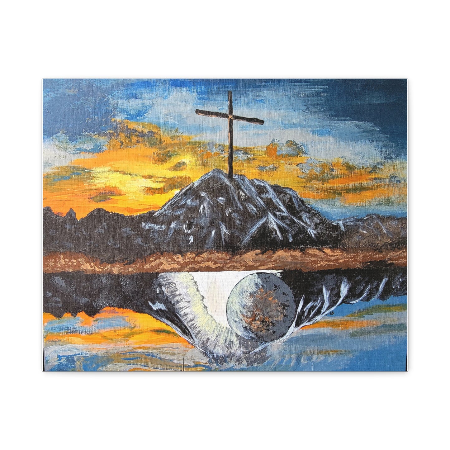 He is Risen Matte Canvas, Stretched, 1.25"