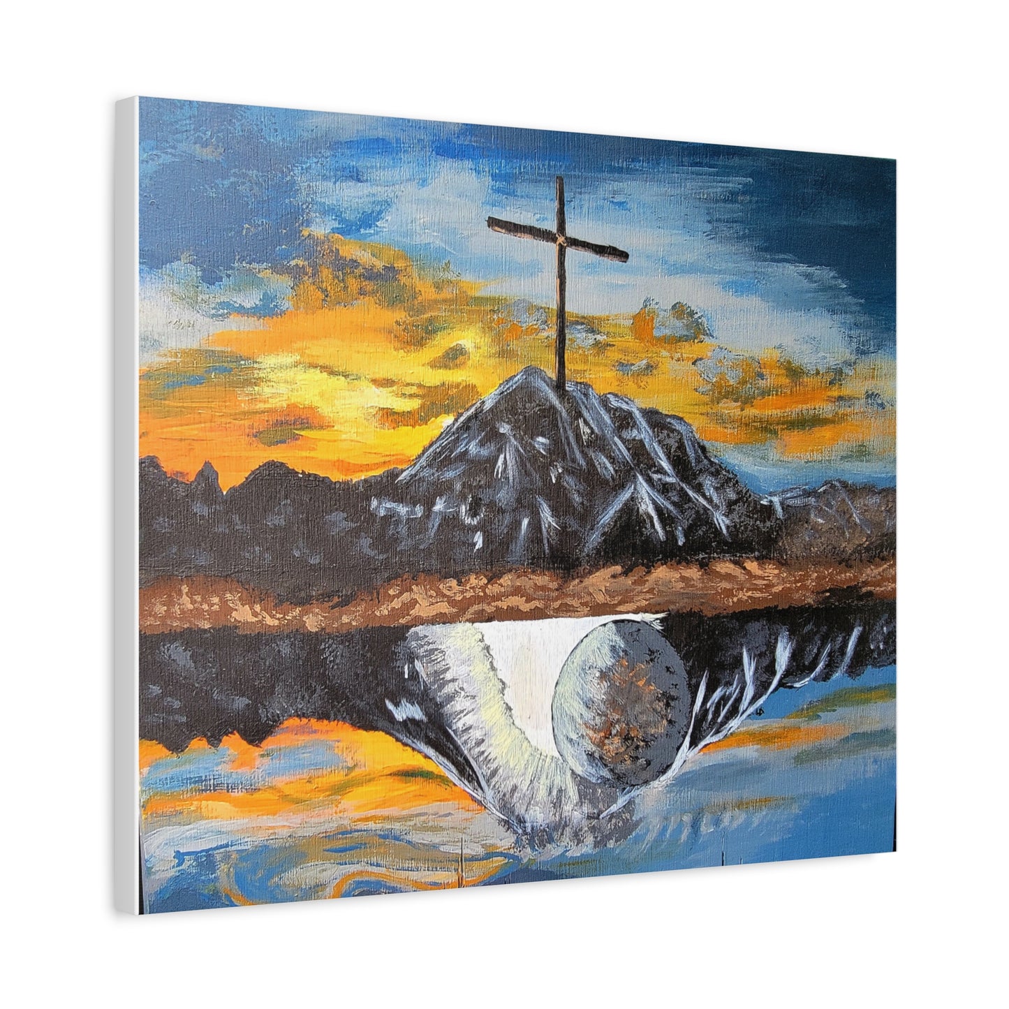 He is Risen Matte Canvas, Stretched, 1.25"