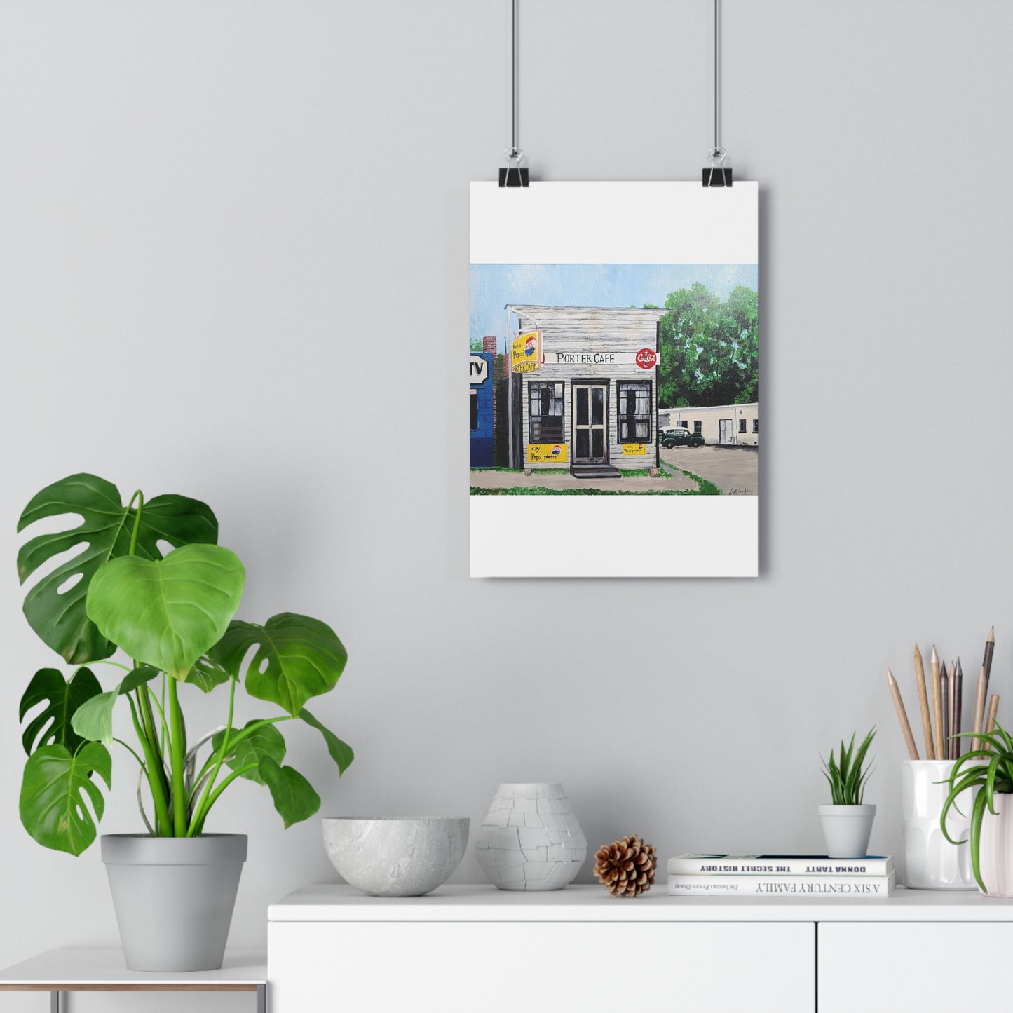 Porter Cafe Giclée Art Print