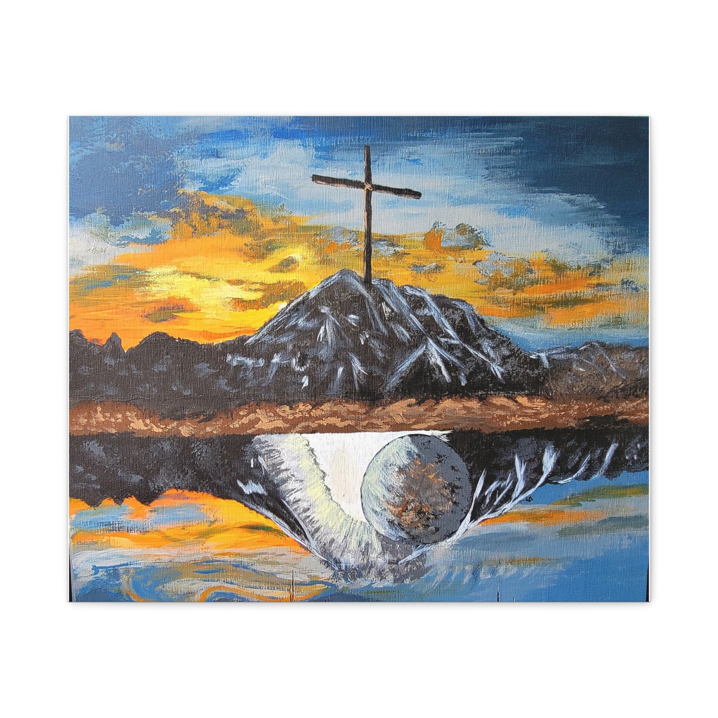 He is Risen Matte Canvas, Stretched, 1.25"