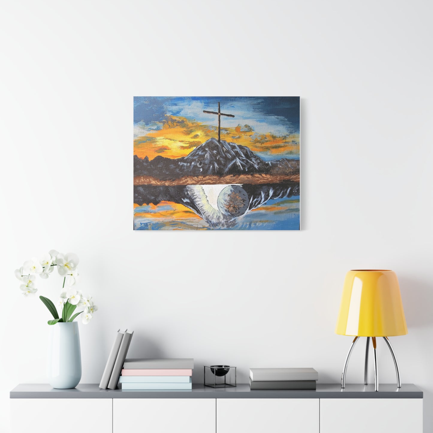 He is Risen Matte Canvas, Stretched, 1.25"